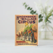 Hagenbeck Circus  briefkaart Bombayo (Staand voorkant)