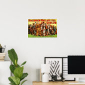 Hagenbeck Wallace Army of Clowns Poster (Thuiskantoor)