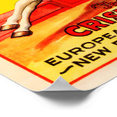 Hagenbeck Wallace Trained Animal USA Circus Troupe Poster (Hoek)