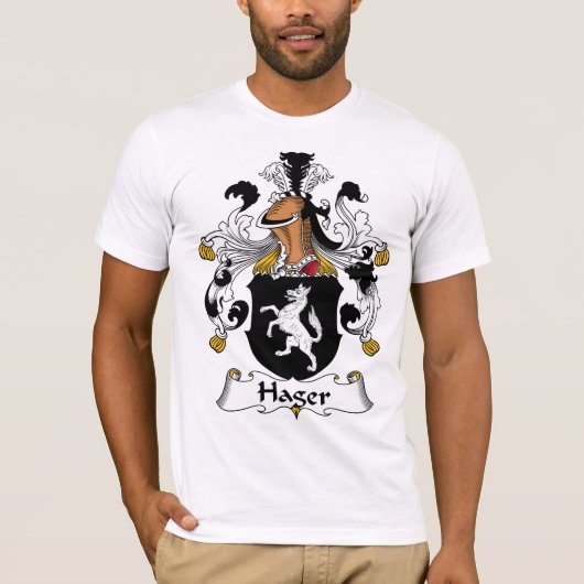 Hager Family Crest T-shirt (Voorkant)