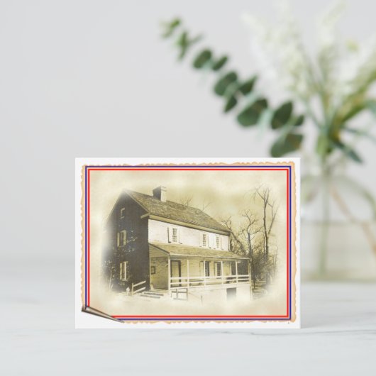 Hager House Colonial Home Briefkaart (Staand voorkant)