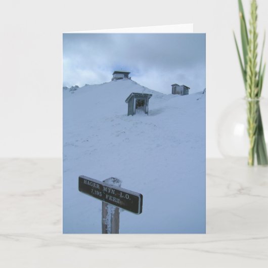 Hager Mtn. uitkijkpost Kaart (Voorkant)