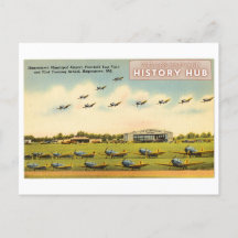 Hagerstown Airport Historic Reprint Briefkaart