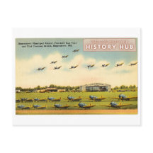 Hagerstown Airport Historic Reprint Briefkaart