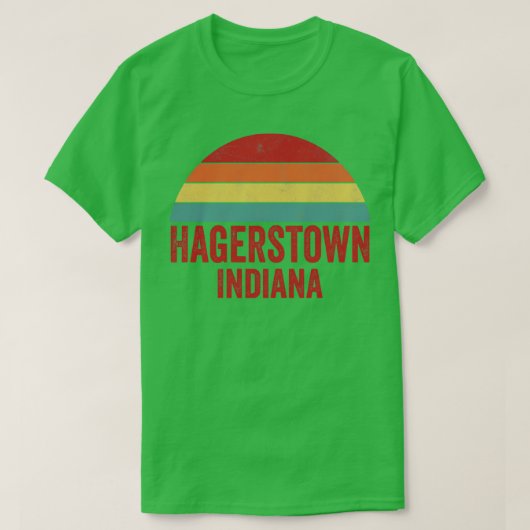 Hagerstown Indiana T-shirt (Design voorkant)