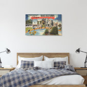 Hagerstown, Maryland - Grote letterscènes Canvas Afdruk (Insitu (Slaapkamer))