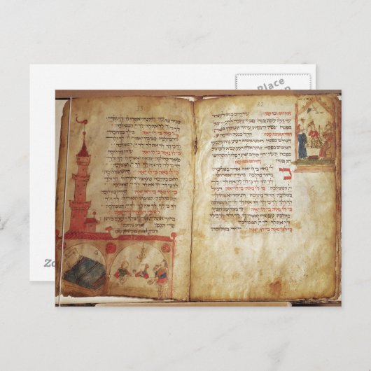 Haggadah voor de Eva van Passover Briefkaart (Voorkant / Achterkant)