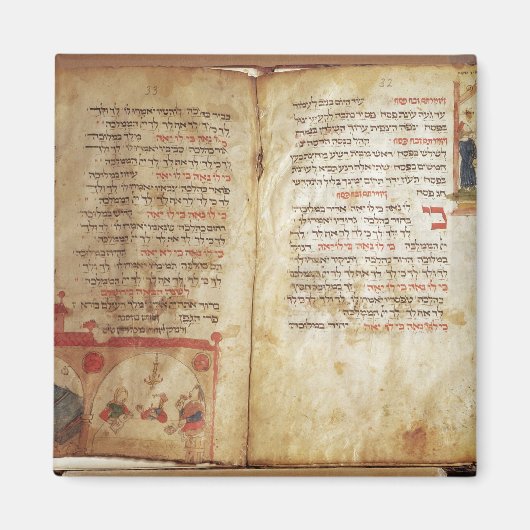Haggadah voor de Eva van Passover Magneet (Voorkant)
