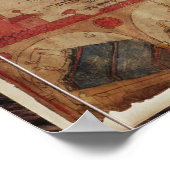 Haggadah voor de Eva van Passover Poster (Hoek)