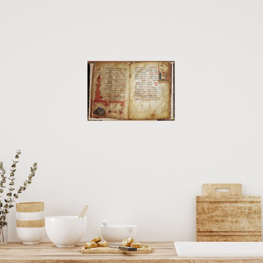 Haggadah voor de Eva van Passover Poster (Keuken)