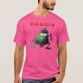 Haggis Baseball Sleeve T-shirt (Voorkant)