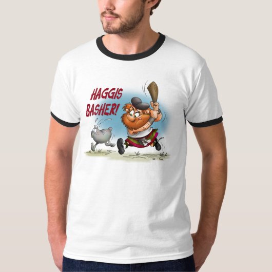 Haggis Basher T-shirt (Voorkant)