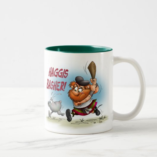 Haggis Basher Tweekleurige Koffiemok (Rechts)