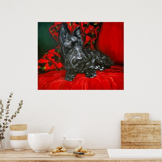 Haggis de Schotse Terrier Poster (Keuken)