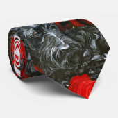 Haggis de Schotse Terrier Stropdas (Opgerold)