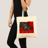 Haggis de Schotse Terrier Tote Bag (Voorkant (product))