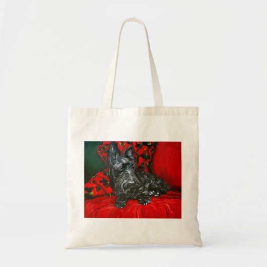 Haggis de Schotse Terrier Tote Bag (Voorkant)