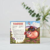 Haggis Recipe Briefkaart (Staand voorkant)