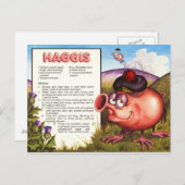 Haggis Recipe Briefkaart (Voorkant / Achterkant)