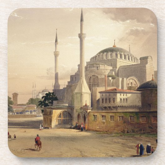 Haghia Sophia, bord 17: buitenste uitzicht van de  Drankjes Onderzetter (Voorkant)