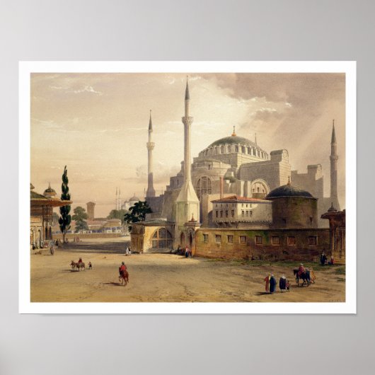 Haghia Sophia, bord 17: buitenste uitzicht van de Poster (Voorkant)
