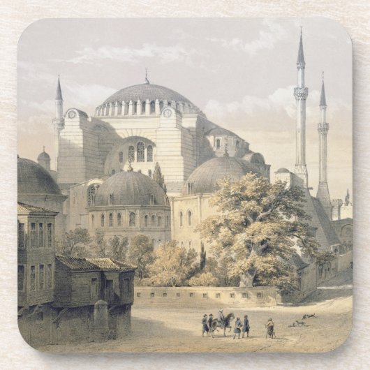 Haghia Sophia, bord 19: buitenste uitzicht van de  Drankjes Onderzetter (Voorkant)