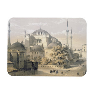 Haghia Sophia, bord 19: buitenste uitzicht van de  Magneet