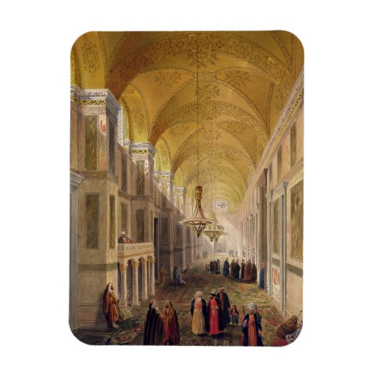 Haghia Sophia, bord 2: de narthex, gegraveerd door Magneet (Verticaal)
