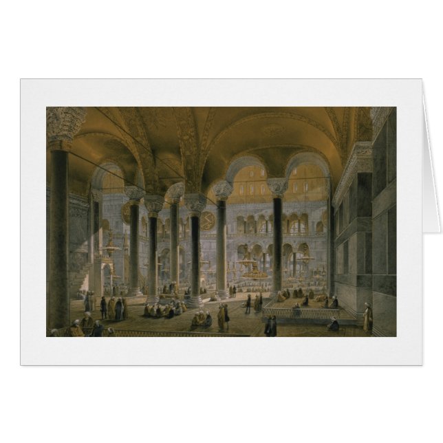 Haghia Sophia, bord 6: de noordnave , gegraveerd d (Voorkant Horizontaal)