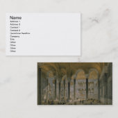 Haghia Sophia, bord 6: de noordnave , gegraveerd d Visitekaartje (Voorkant / Achterkant)