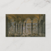 Haghia Sophia, bord 6: de noordnave , gegraveerd d Visitekaartje (Achterkant)