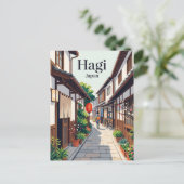 Hagi, Japan steeg Japan Briefkaart (Staand voorkant)