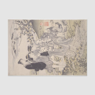 Hagi Tamagawa door Kubo Shunman Tissuepapier