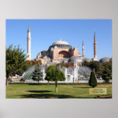 Hagia Sofia - Istanbul, Turkije Poster (Voorkant)