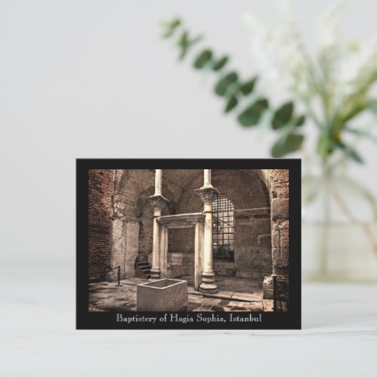 Hagia Sophia Baptistery Briefkaart (Staand voorkant)