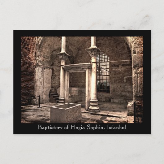 Hagia Sophia Baptistery Briefkaart (Voorkant)