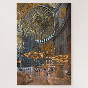 Hagia Sophia. Binnenontwerp. Legpuzzel