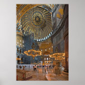 Hagia Sophia. Binnenontwerp. Poster (Voorkant)