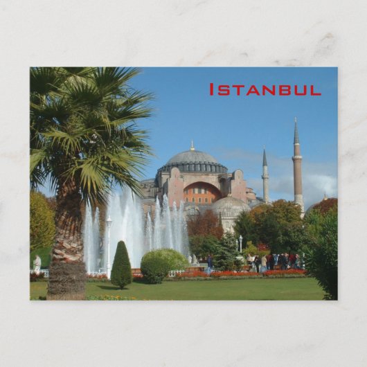 Hagia Sophia Briefkaart (Voorkant)