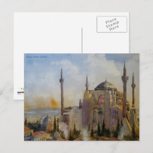 Hagia Sophia Briefkaart (Voorkant / Achterkant)