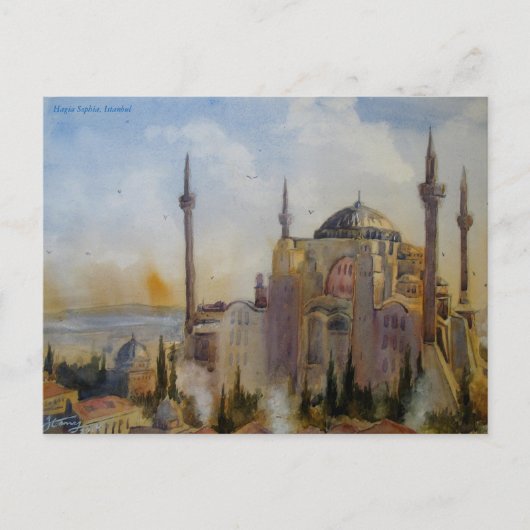 Hagia Sophia Briefkaart (Voorkant)