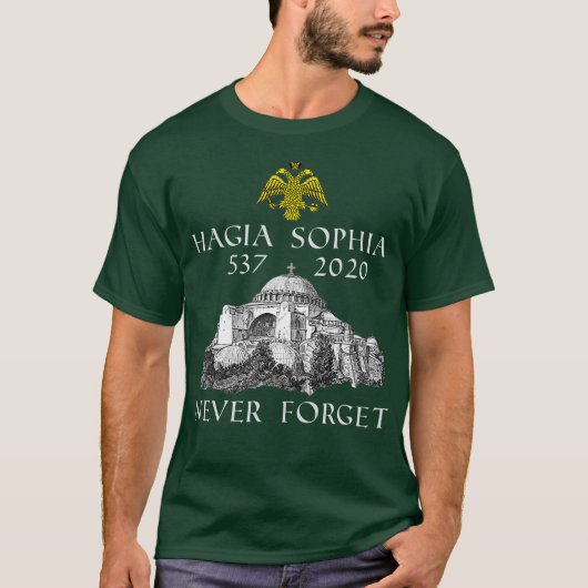 Hagia Sophia Church Museum Roman Byzantine Icons T-shirt (Voorkant)