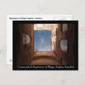Hagia Sophia Courtyard Postcard Briefkaart (Voorkant / Achterkant)