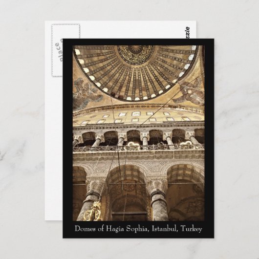 Hagia Sophia Dome Postcard Briefkaart (Voorkant / Achterkant)
