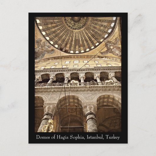 Hagia Sophia Dome Postcard Briefkaart (Voorkant)