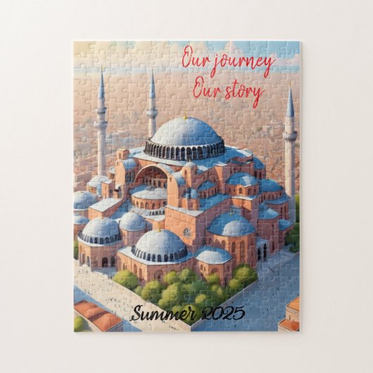 Hagia Sophia gepersonaliseerde puzzel (Verticaal)