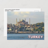 Hagia Sophia Grote Moskee Istanbul, Turkije Briefkaart (Voorkant / Achterkant)