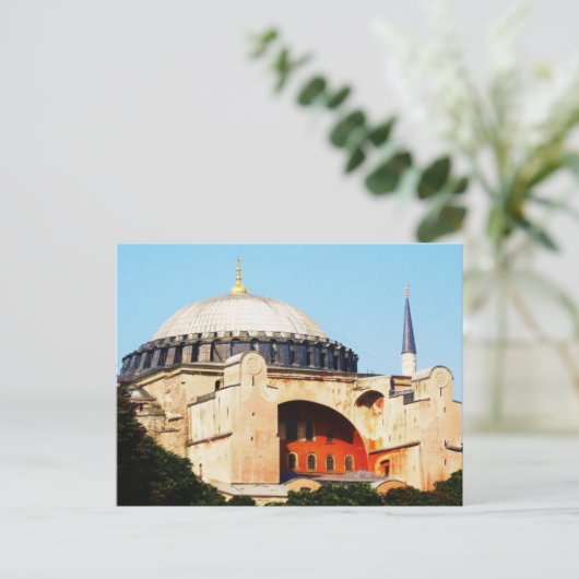 Hagia Sophia in het AFBEELDING Constantinopel Briefkaart (Staand voorkant)