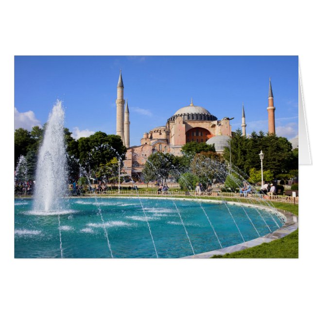 Hagia Sophia in Istanbul (Voorkant Horizontaal)