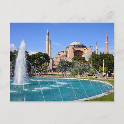 Hagia Sophia in Istanbul Briefkaart (Voorkant)
